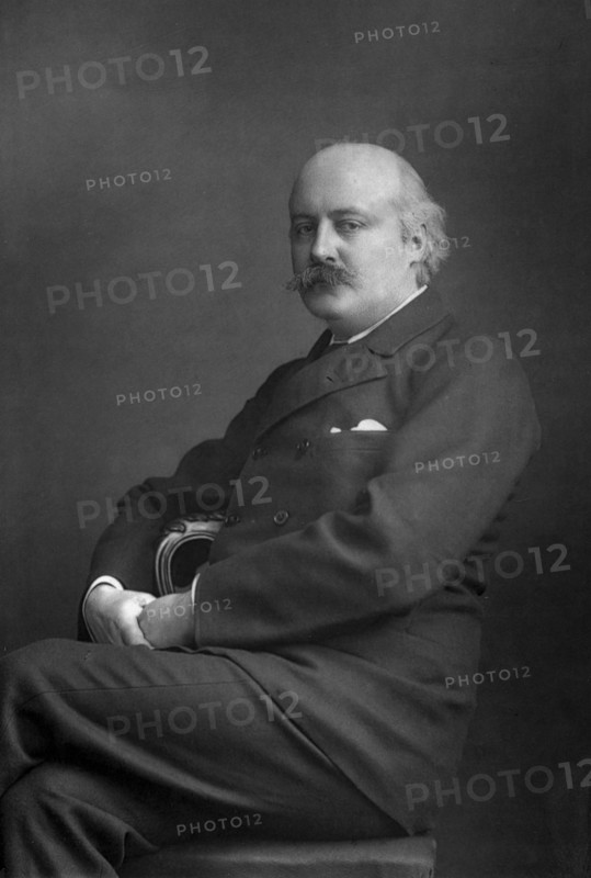 Sir Charles Hubert Hastings Parry (1848-1918), English composer, 1893.Artist: W&D Downey