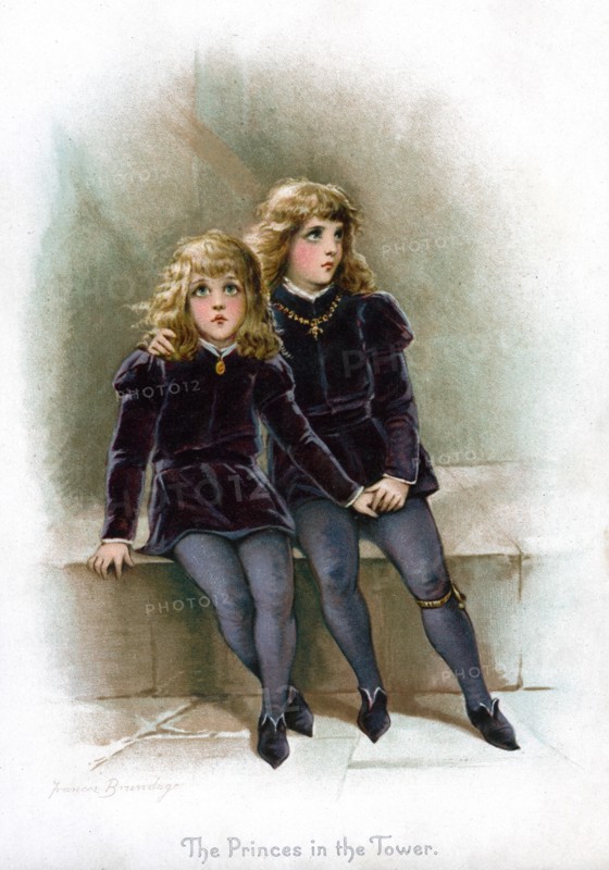 'The Princes in the Tower', 1897.Artist: Frances Brundage