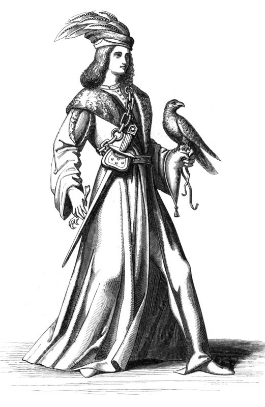A nobleman of Provence, France, 15th century (1849). Artist: Unknown