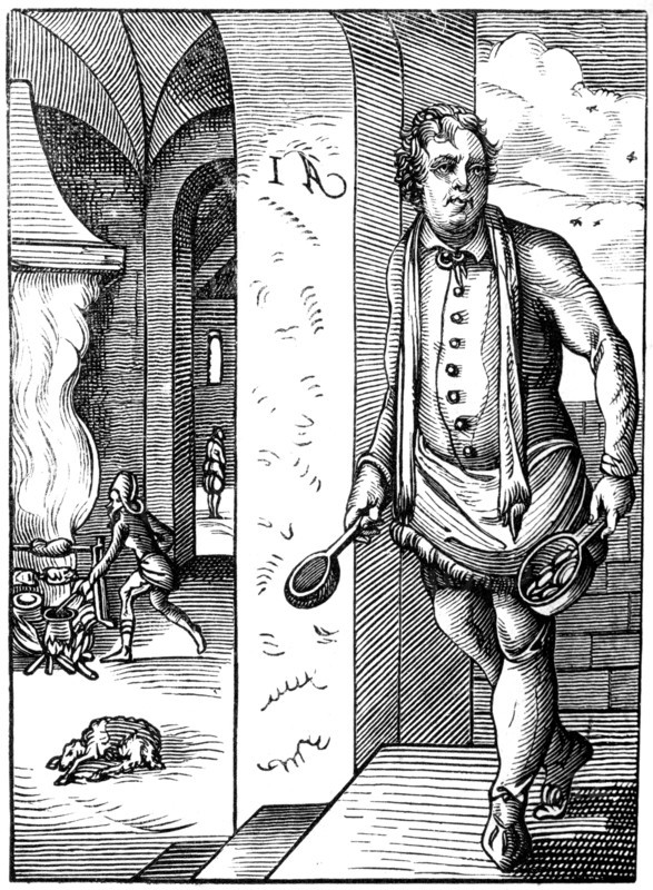 The cook, 16th century (1849).Artist: Jost Amman
