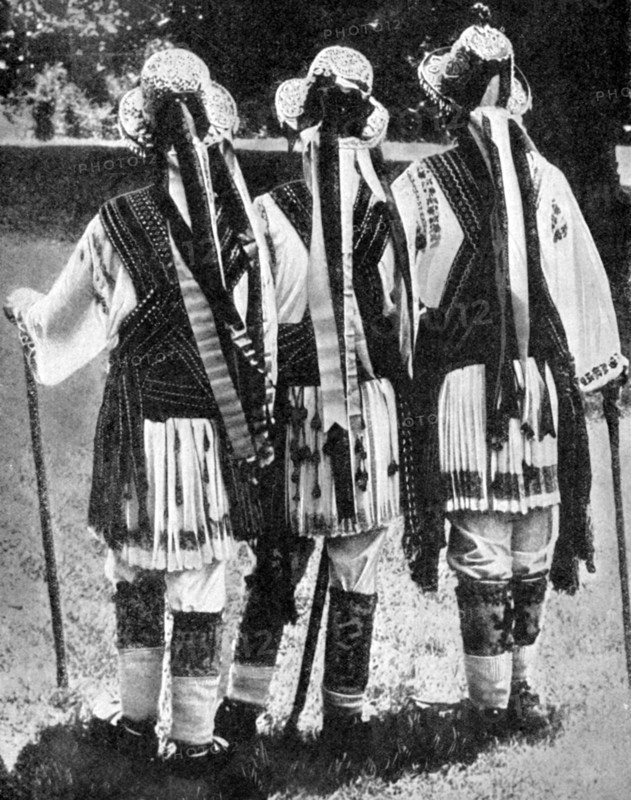 Romanian dancers, 1936. Artist: Unknown
