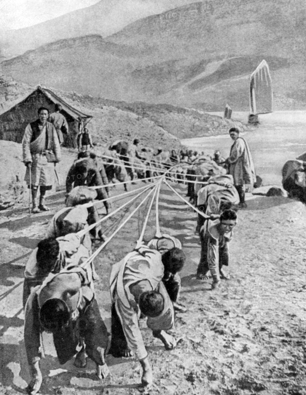 Porters in Tibet, 1936. Artist: Fox