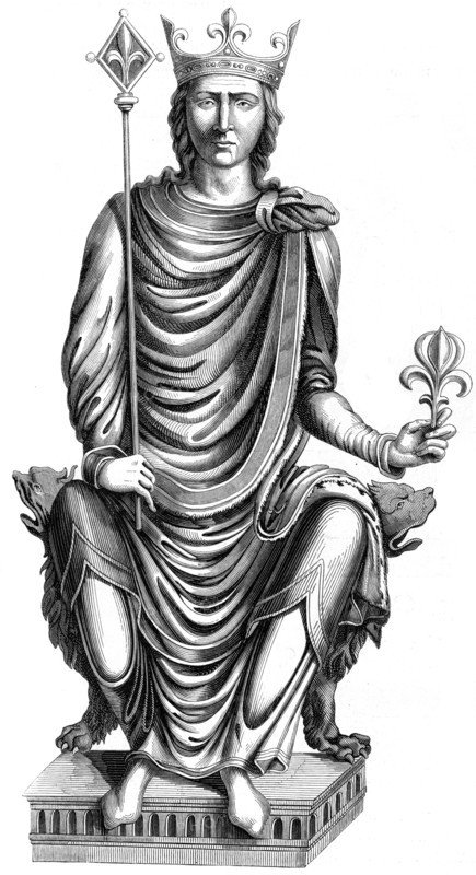 King Philip II of France (1165-1223), 16th century (1849).Artist: Dutillet