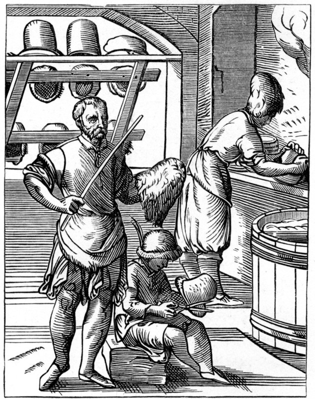 Hatter, 16th century (1849).Artist: Jost Amman