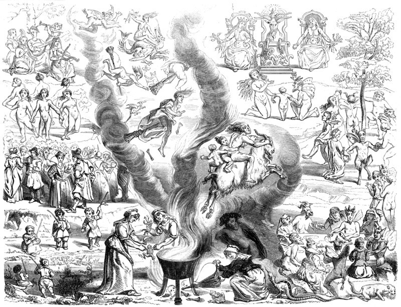 The Sabbath, 16th century (1849).Artist: A Bisson