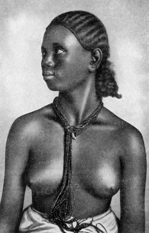 A girl of the Tigre people, Africa, 1922. Artist: Unknown