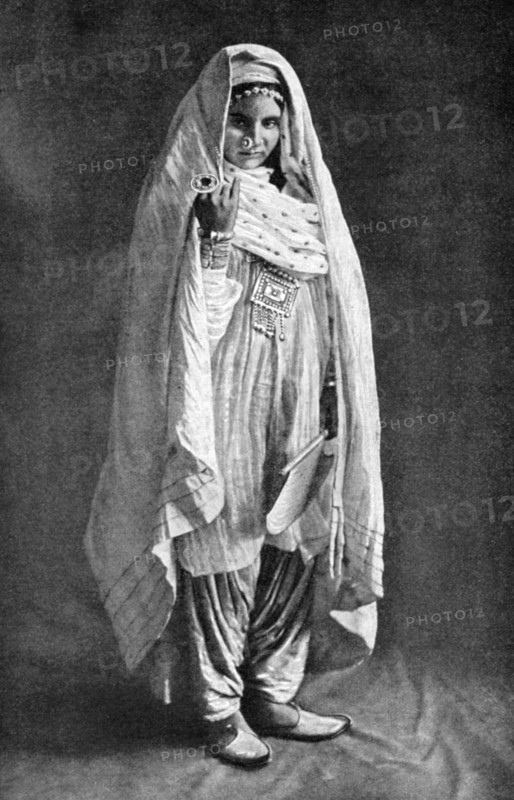 An Afghan woman, 1922.Artist: Holmes & Co.