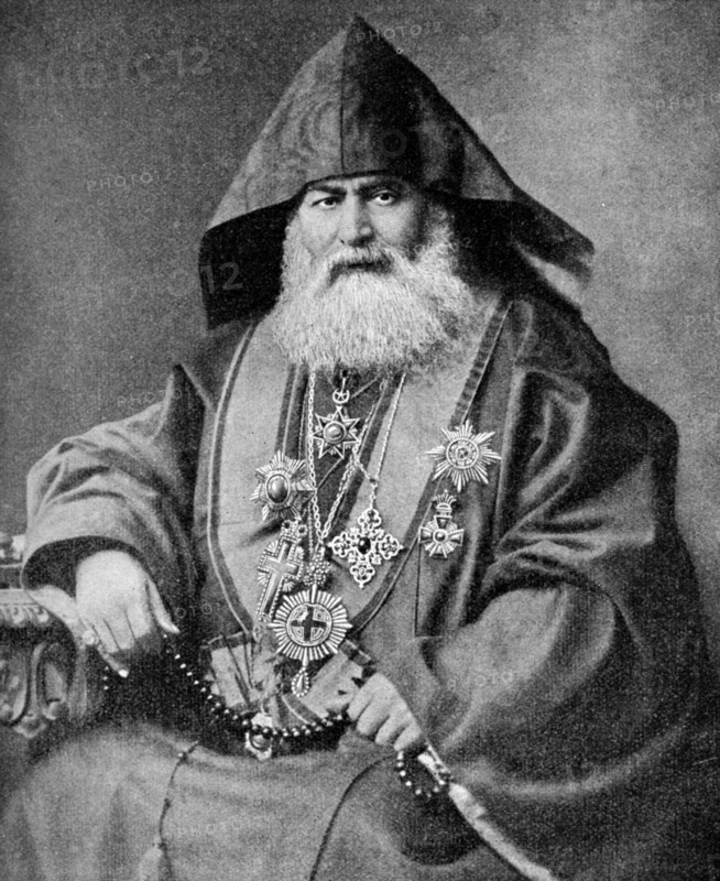 Armenian Patriarch, leader of the oldest national christian church, 1922. Artist: Unknown
