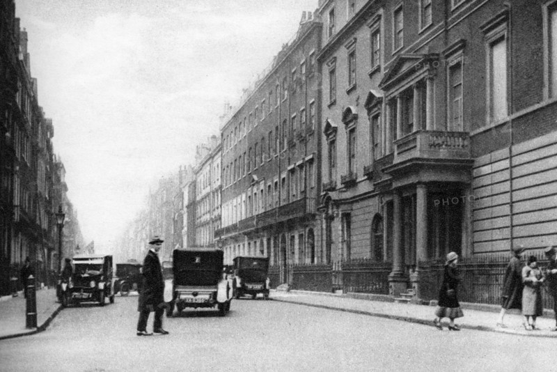 Harley Street, London, 1926-1927.Artist: Whiffin