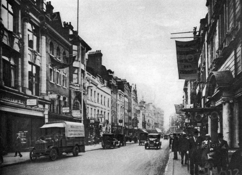 Looking south in New Bond Street, London, 1926-1927. Artist: Unknown