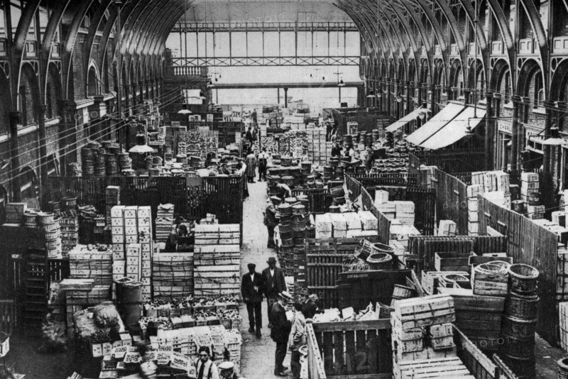 Fruit department, Covent Garden, London, 1926-1927. Artist: Unknown