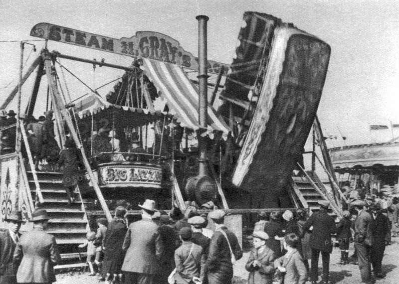 'Steam yacht', a bank holiday fairground attraction on Hamstead Heath, London, 1926-1927. Artist: Unknown