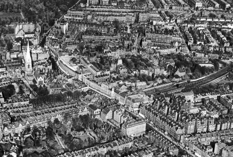 An aerial view of Kensington, London, 1926-1927.Artist: Aerofilms