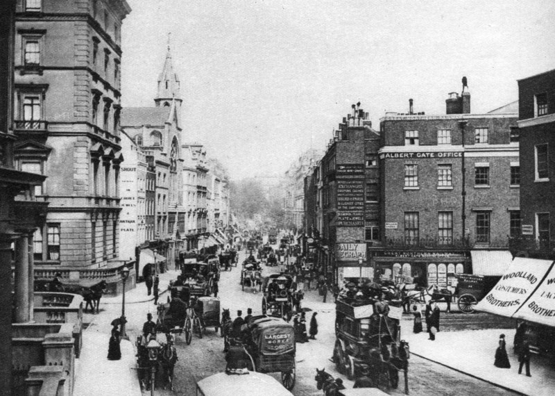 Knightsbridge, London, 1890s (1926-1927). Artist: Unknown