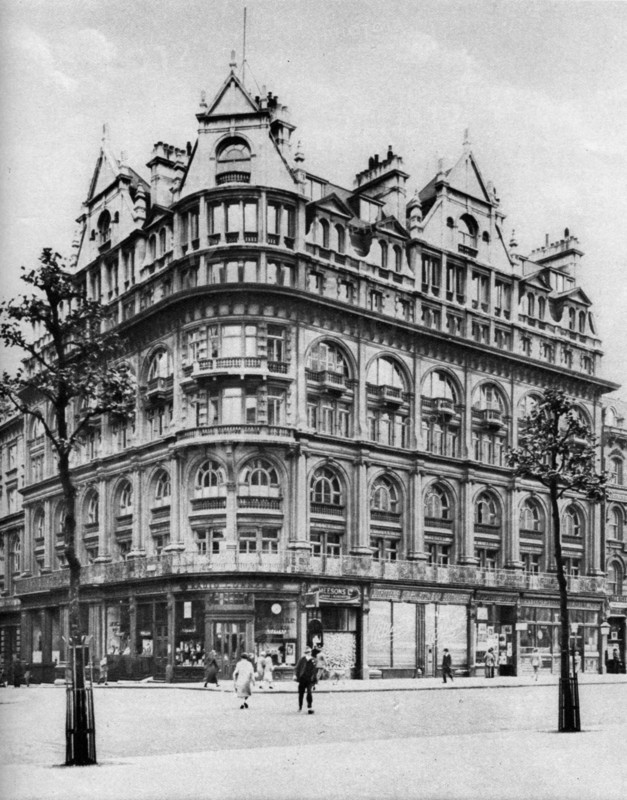 Strand building that houses the office of the Thames Conservancy, 1926-1927.Artist: McLeish