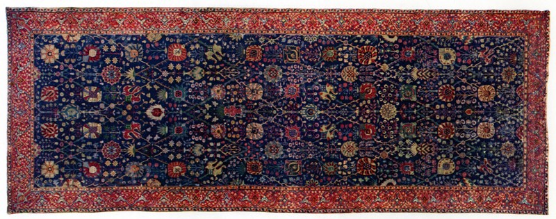 An Isphahan carpet from the 16th century, 1910. Artist: Unknown