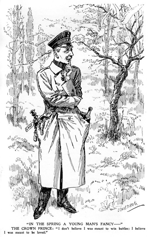 'In the Spring a Young Man's Fancy...', First World War, (1920). Artist: Unknown