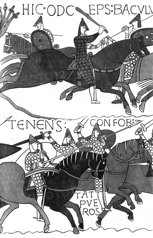 Knights of Duc Guillaume, c1070 (1849). Artist: Unknown