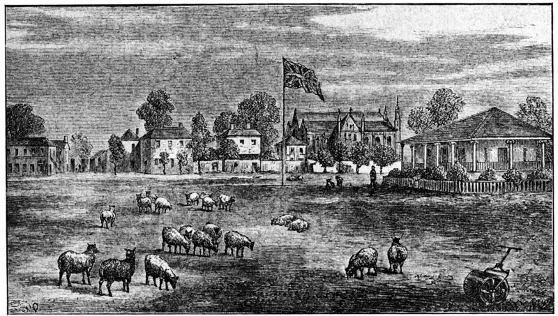 Lord's cricket ground, London, 1836 (1912). Artist: Unknown