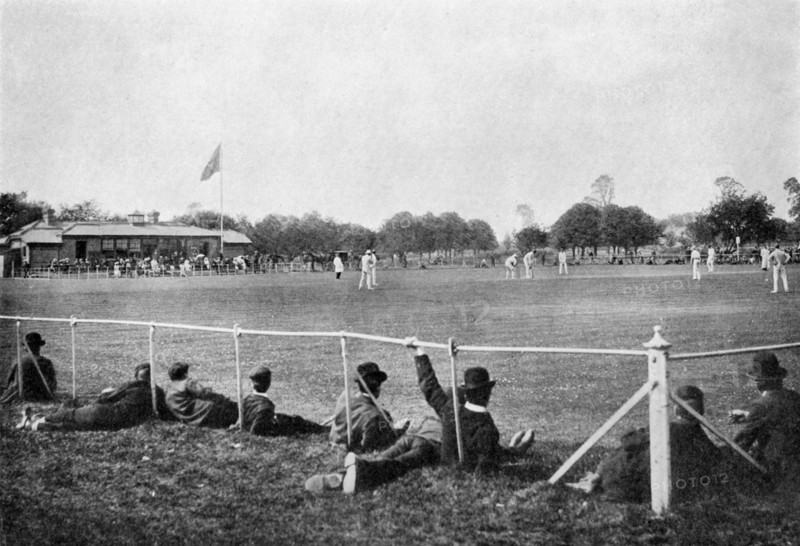 The Phoenix Park cricket ground, Dublin, 1912.Artist: D'Arcy
