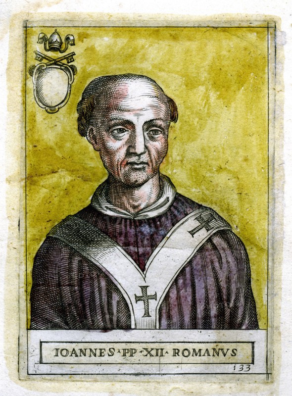 Pope John XII (c937-964), c19th century. Artist: Unknown