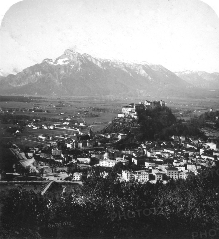 The Kapuzinerberg, Salzburg, Austria, c1900. Artist: Wurthle & Sons