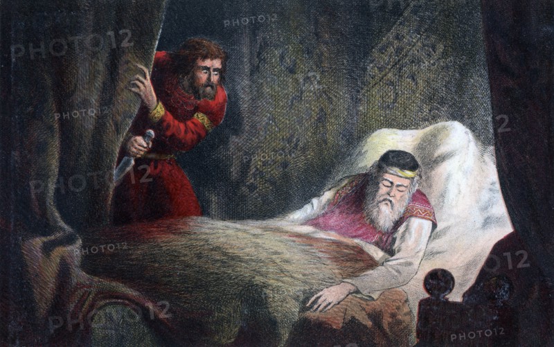 A scene from 'Macbeth', c17th century. Artist: Unknown