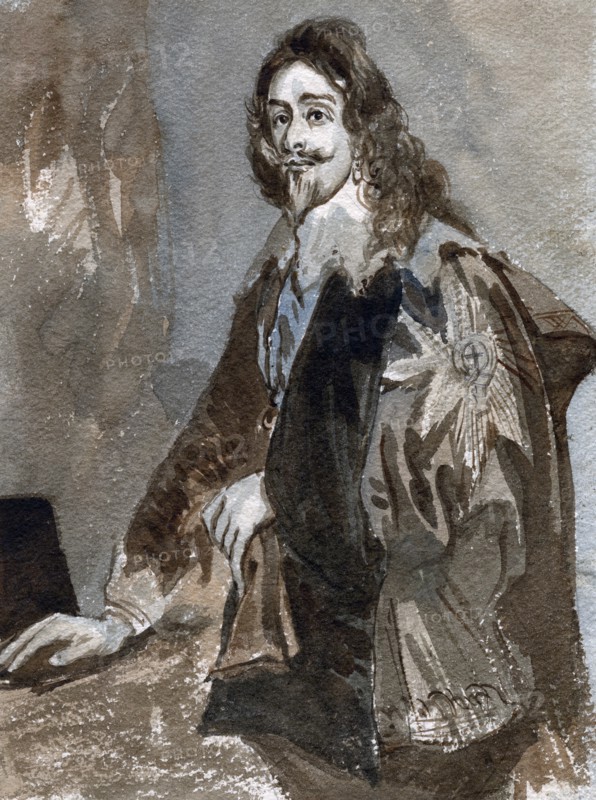 King Charles I (1600-1649), c18th century. Artist: Unknown