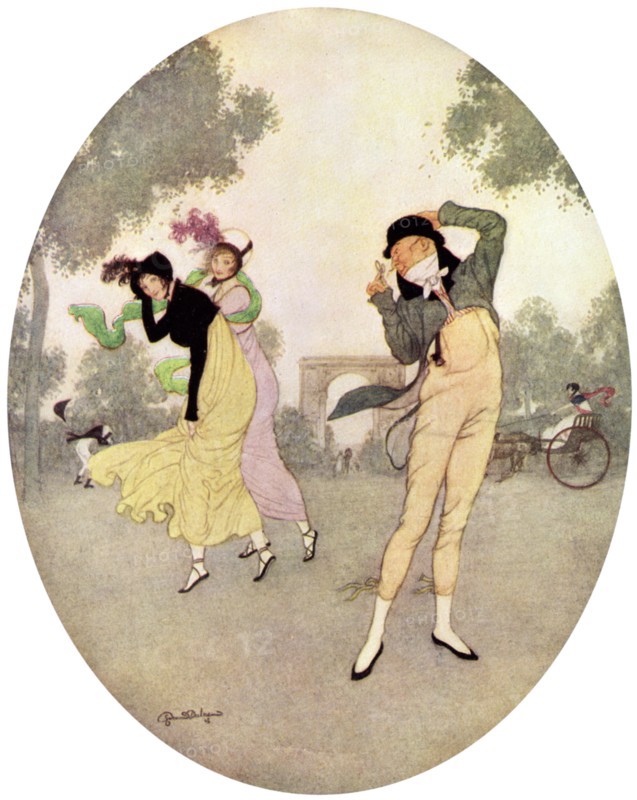 'What do you Think of Young Rouselle?', c1915.Artist: Edmund Dulac