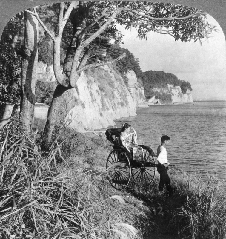 Looking east over 'Mississippi Bay', near Yokohama, Japan, 1904.Artist: Underwood & Underwood