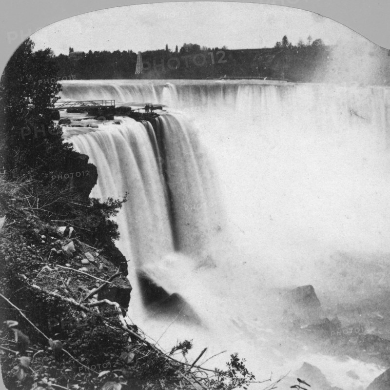 Horseshoe Falls as seen from Goat Island, Niagara Falls, early 20th century.Artist: George Barker