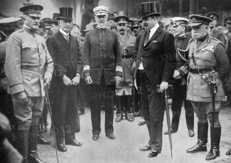 General Pershing arriving at Liverpool, 8 June 1917, (c1920). Artist: Unknown