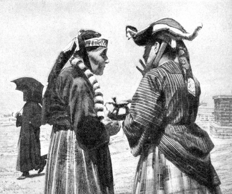 Two Jewish women, Greece, 1922.Artist: HA Fawcett
