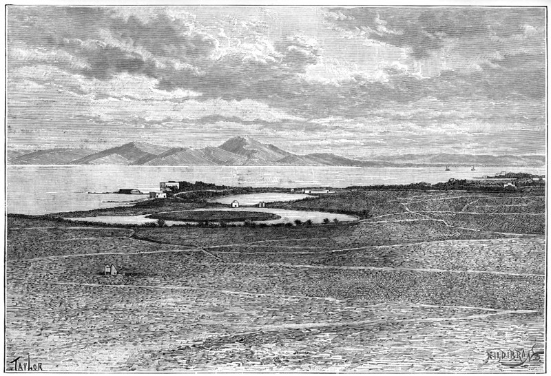 Old ports of Carthage, Tunisia, c1890. Artist: Hildibrand
