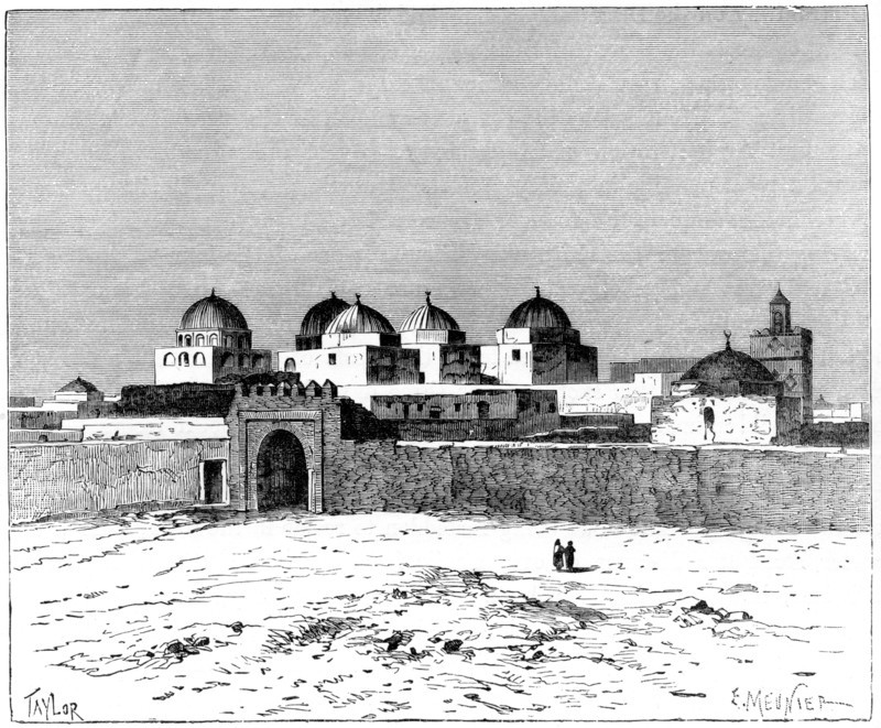 'The Mosque of the Swords, Kairwan', c1890. Artist: Meunier