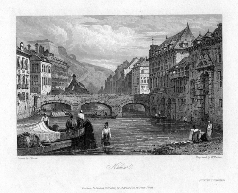 Namur, Belgium, 1830. Artist: William Finden