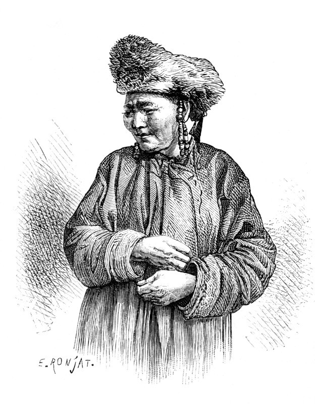 Manchu woman, c1890. Artist: Unknown