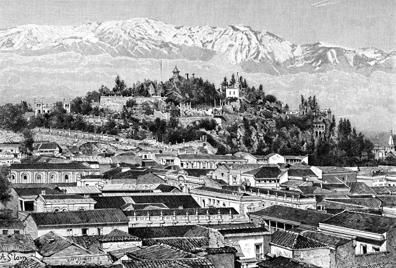 Santiago, Chile, 1895. Artist: Unknown