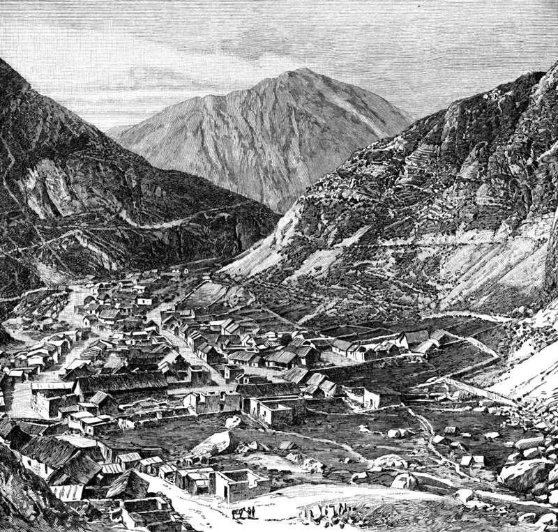 The Lima-Oroya railway, Peru, 1895. Artist: Unknown
