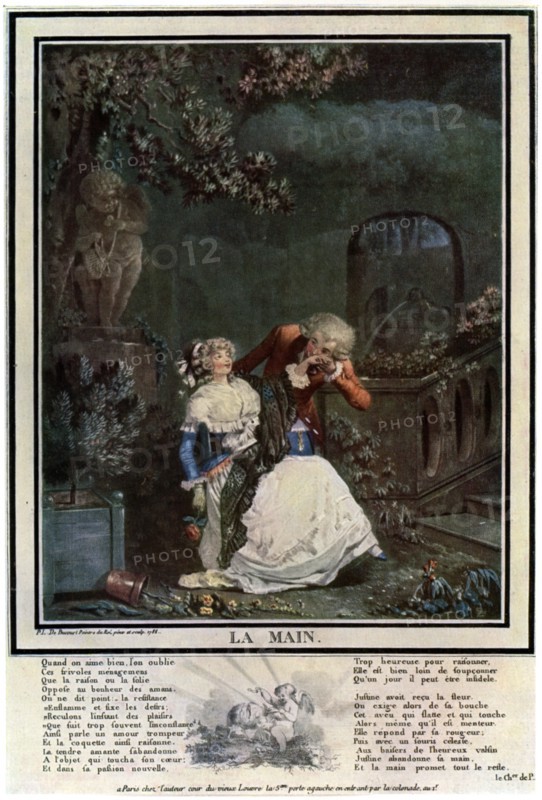 'La Main', 1788 (1931).Artist: Philibert Louis Debucourt