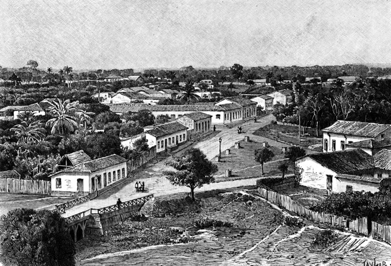 Manaos, Brazil, 1895.Artist: Taylor