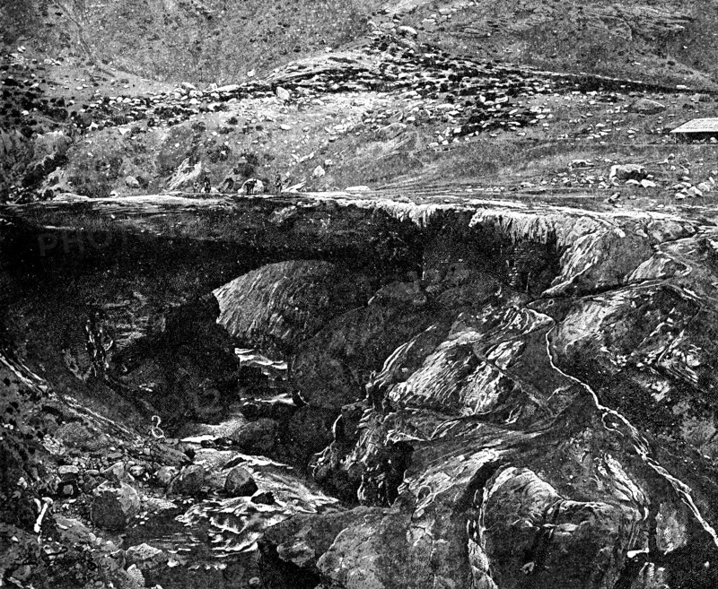 An Inca Bridge, Peru, 1895. Artist: Unknown