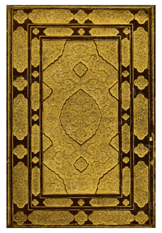 Embossed binding of Jami's 'Khansa, Five Poems', 1931. Artist: Unknown