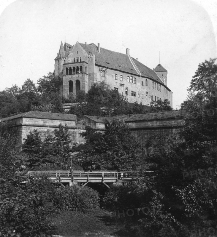 Nuremberg Castle, Nuremberg, Germany, c1900s.Artist: Wurthle & Sons