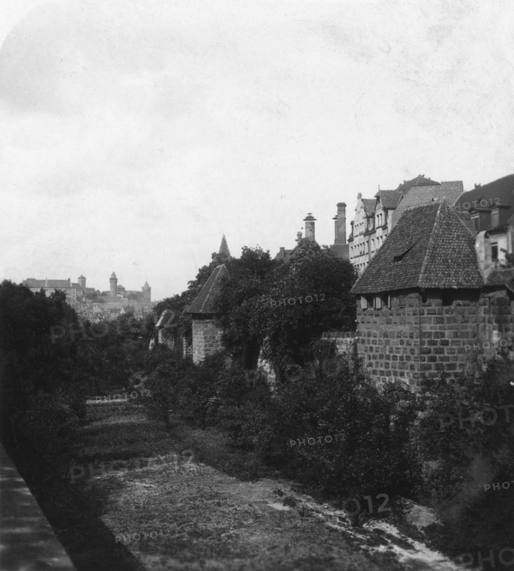 Nuremberg Castle, Nuremberg, Germany, c1900s.Artist: Wurthle & Sons