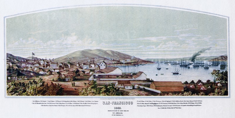 San Francisco, California, 1849 (1937).Artist: Henry Firks