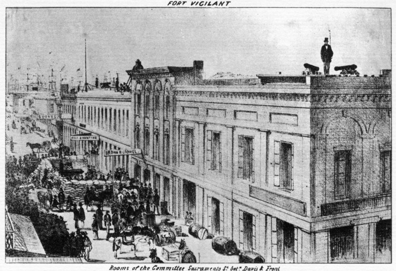 Fort Vigilant, Sacramento, California, 1856 (1937).Artist: Britton & Rey