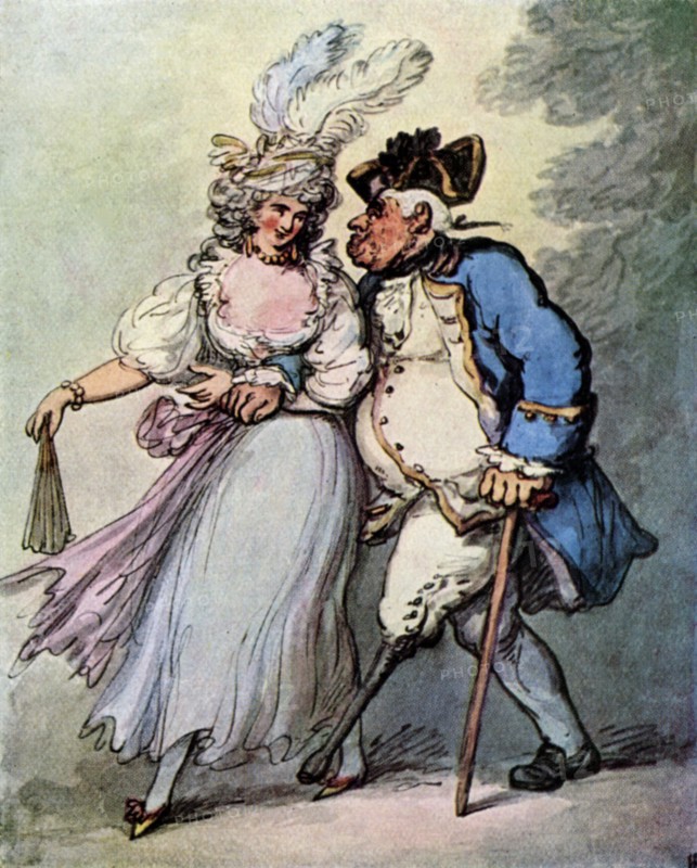 'A French Frigate Towing an English Man-of-War into Port', late 18th-early 19th century, (1929).Artist: Thomas Rowlandson