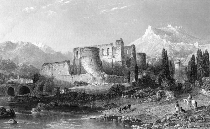 Pergamos, 19th century.Artist: John Cousen