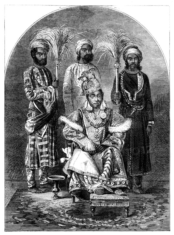 Nawab Sikandar, the Begum of Bhopal, 1863. Artist: Unknown